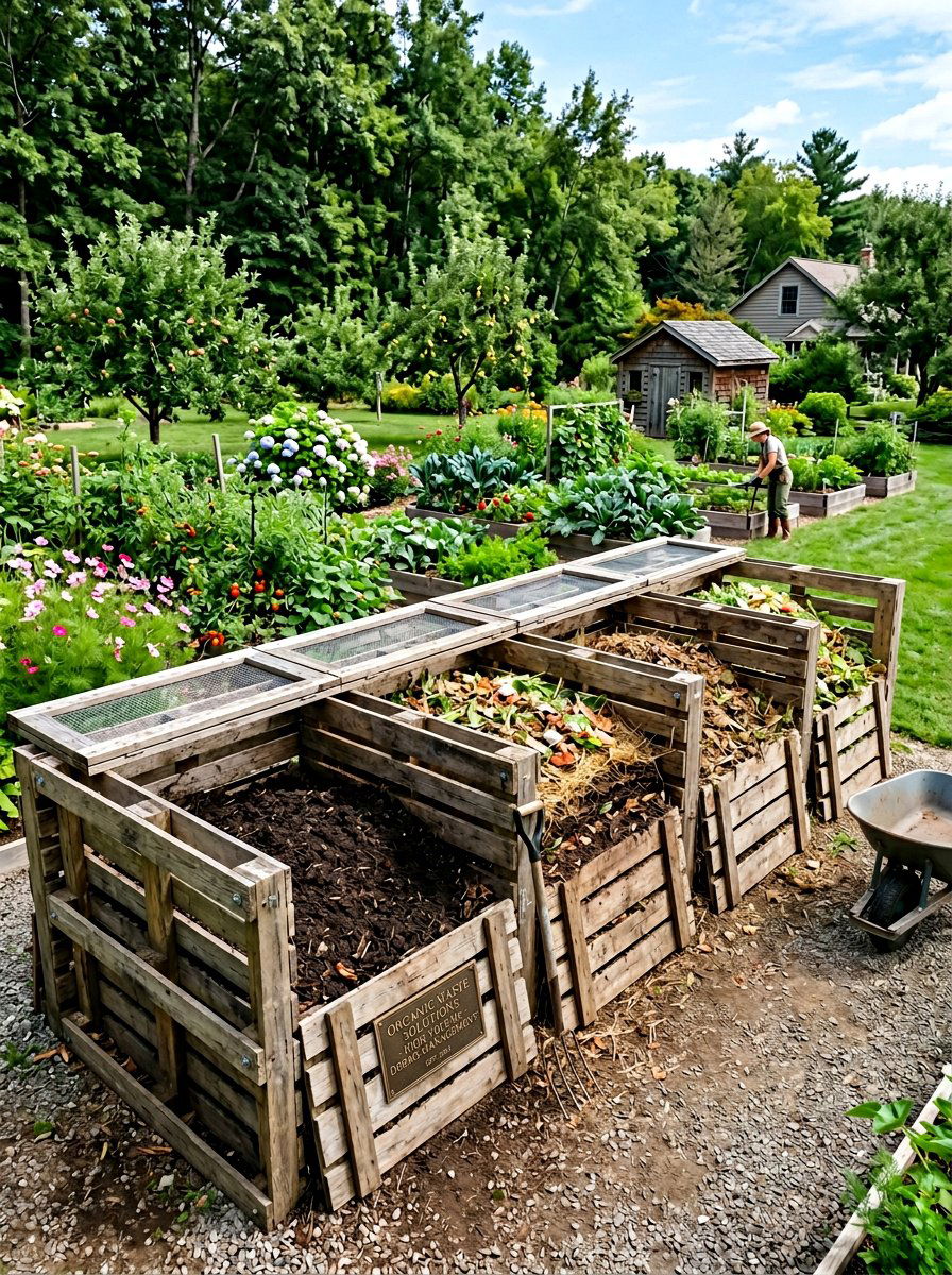 Large scale pallet composter - 25 Pallet Compost Bin Ideas