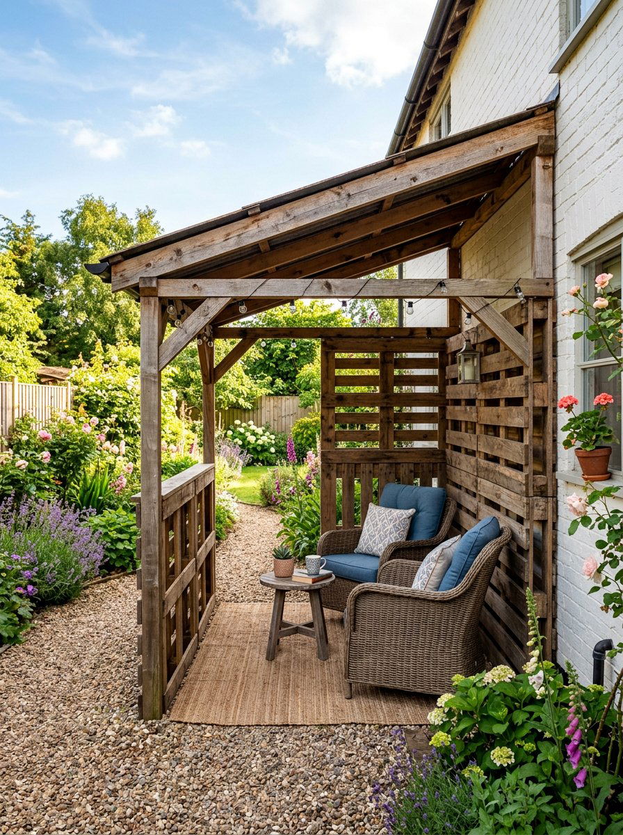 Lean To Pallet Gazebo - 25 Pallet Gazebo Frame Ideas