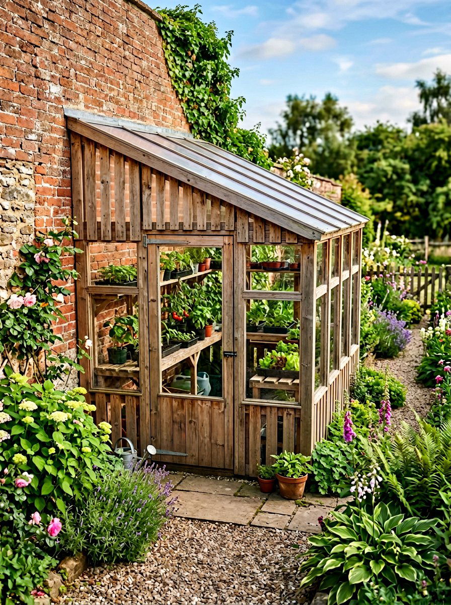 Lean To Pallet Greenhouse - 25 Pallet Greenhouse Frame Ideas
