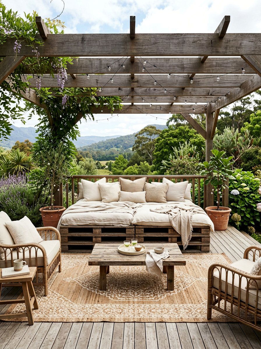 25 Outdoor Pallet Daybed Ideas for Your Patio or Backyard