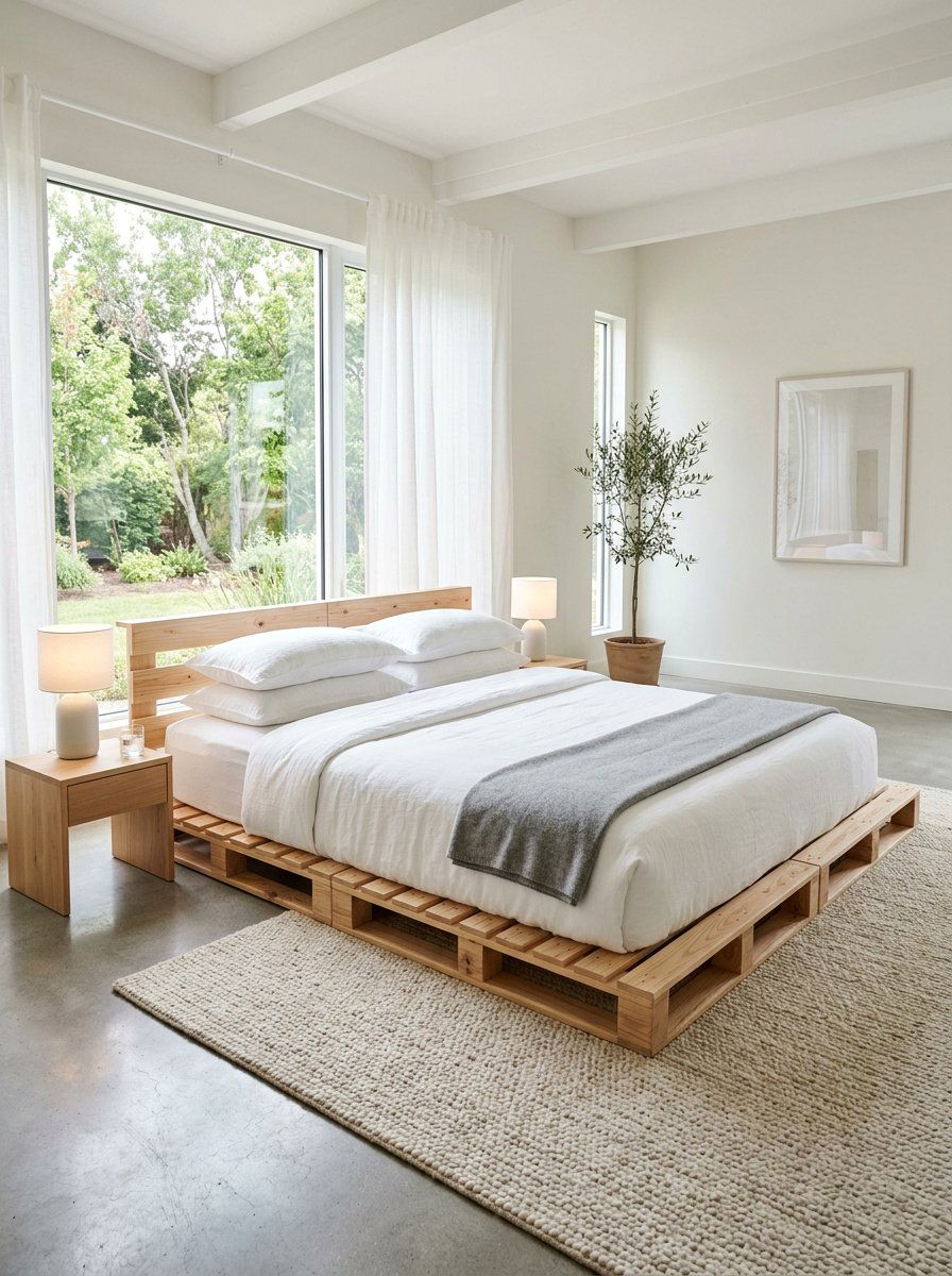 Low Profile California King Bed - 25 California king pallet bed ideas