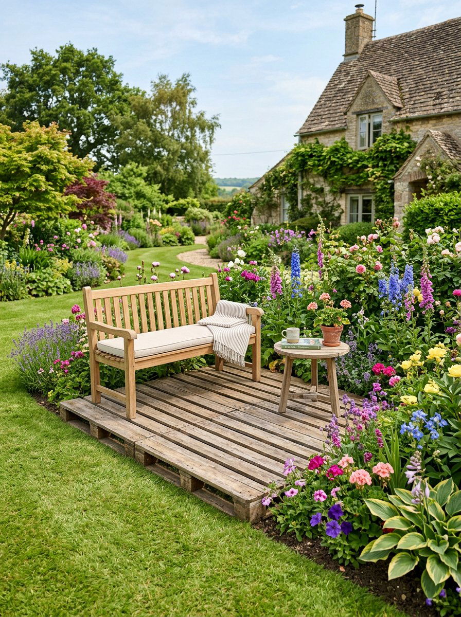 Low Profile Deck - 25 Pallet Walkway for Garden Ideas