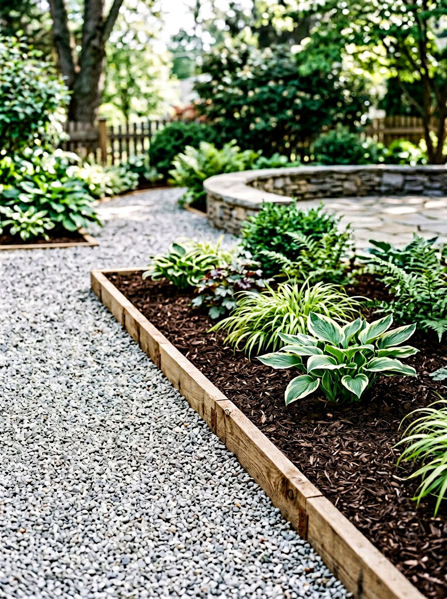 Low Profile Pallet Edging - 25 Pallet Retaining Wall Ideas