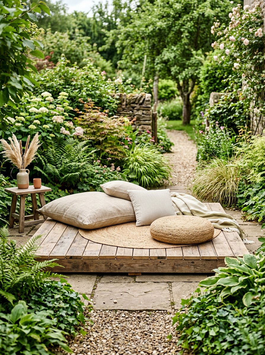 Low Profile Pallet Platform - 25 Pallet Fire Pit Surround Ideas