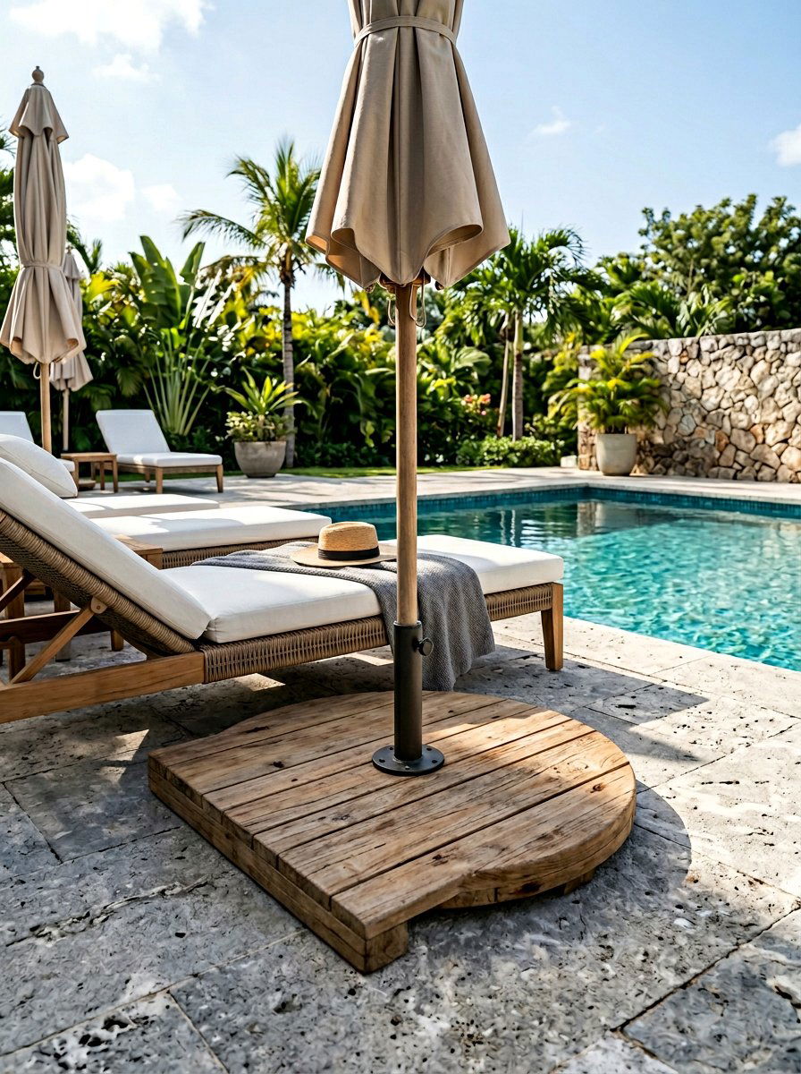 Low Profile Pallet - 25 Pallet Umbrella Stand Ideas