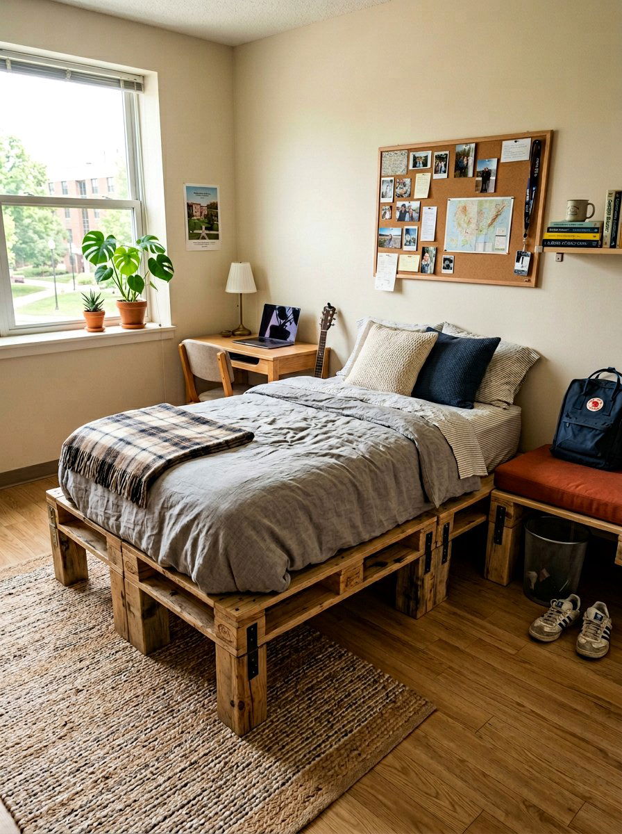 MODULAR PALLET BED FLEXIBILITY - 25 Pallet bed ideas for college dorm