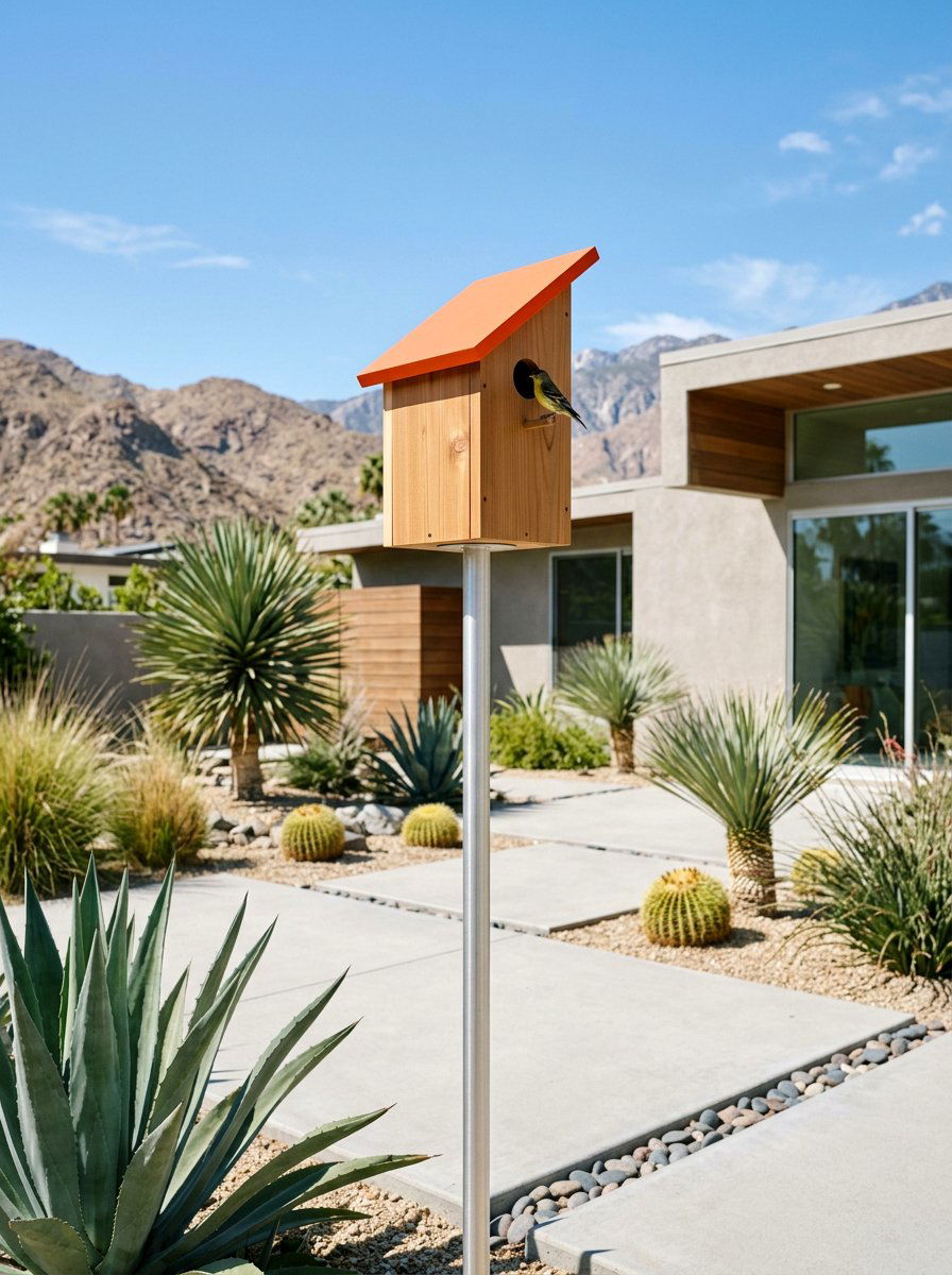 Mid Century Modern Bird House - 25 unique bird houses