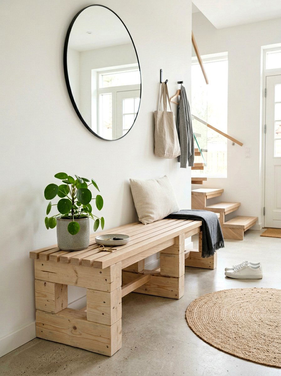 Minimalism Pallet Bench - 25 Pallet Lounge Chair Ideas