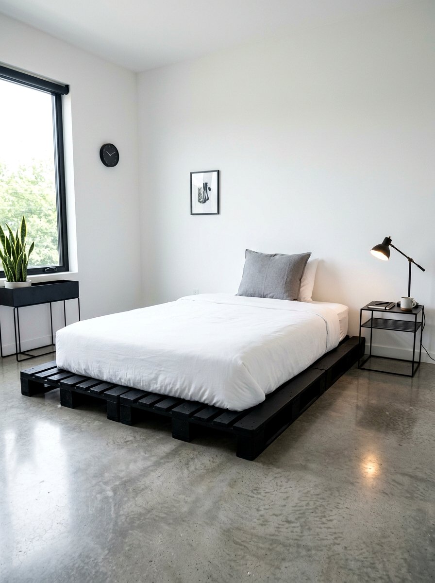 Minimalist Pallet Bed - 25 Pallet bed ideas for teenagers