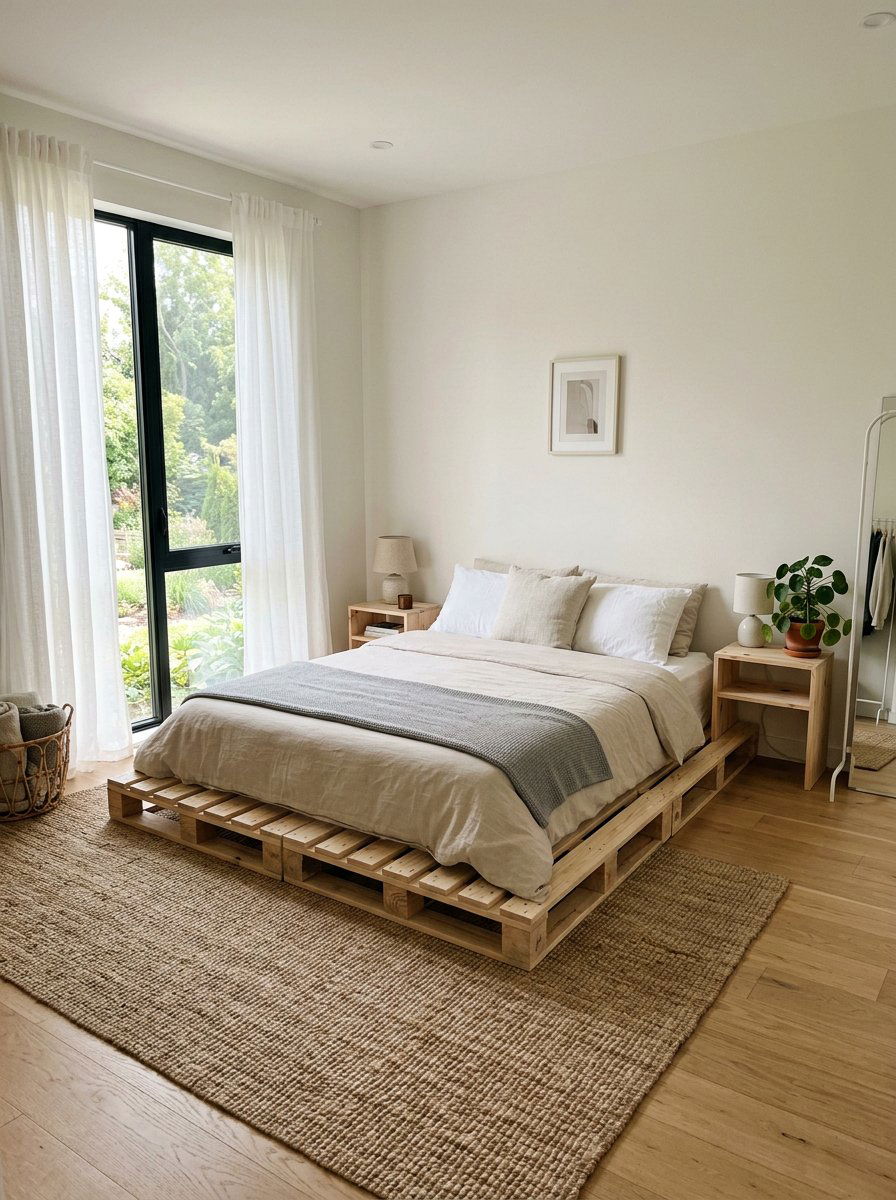 Minimalist Pallet Bed Frame - 25 Minimalist pallet bed ideas