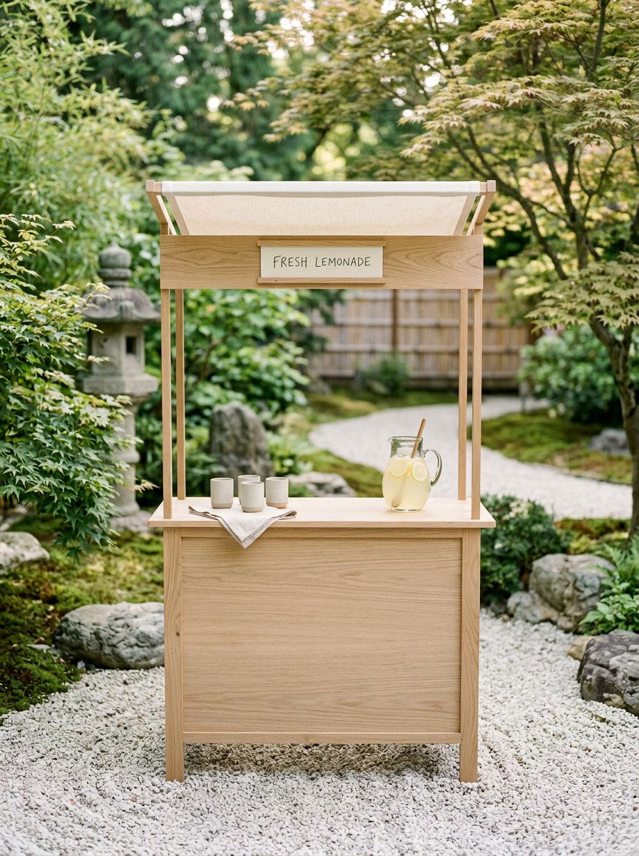Minimalist Pallet Lemonade Stand - 25 Pallet Lemonade Stand Ideas