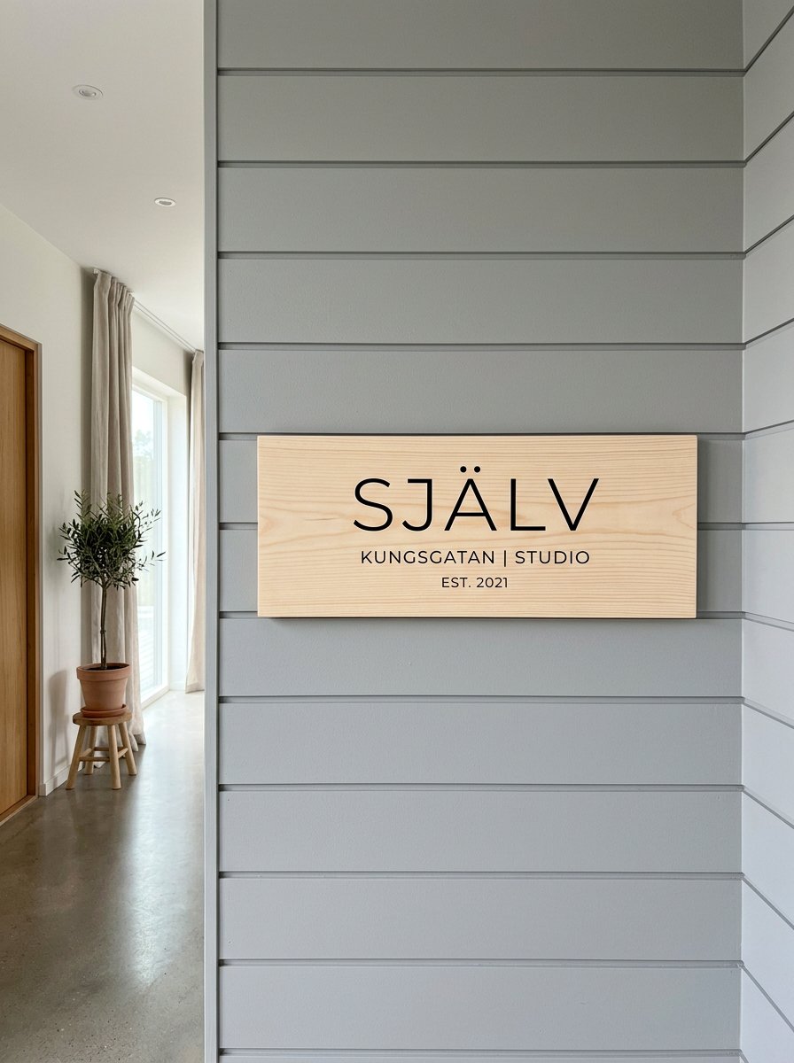 Minimalist natural wood sign - 25 Pallet Welcome Sign for Porch Ideas