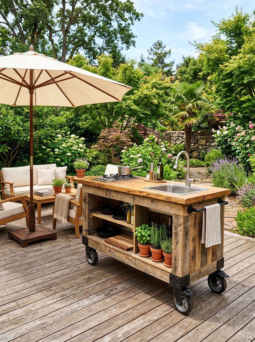 25 Best Pallet Outdoor Kitchen Island Ideas for Your BBQ