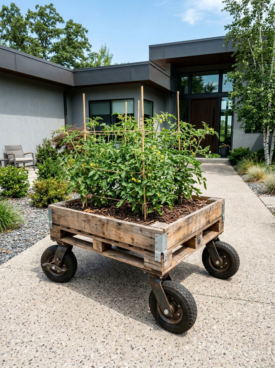 25 Pallet Raised Garden Bed Ideas to Grow Your Own Veggies