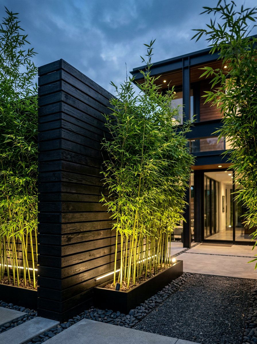 Modern Dark Pallet Wall - 25 Pallet Retaining Wall Ideas