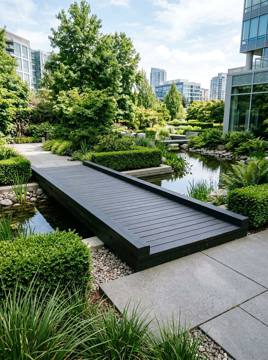 Modern Minimalist Bridge - 25 Pallet Bridge for Garden Ideas