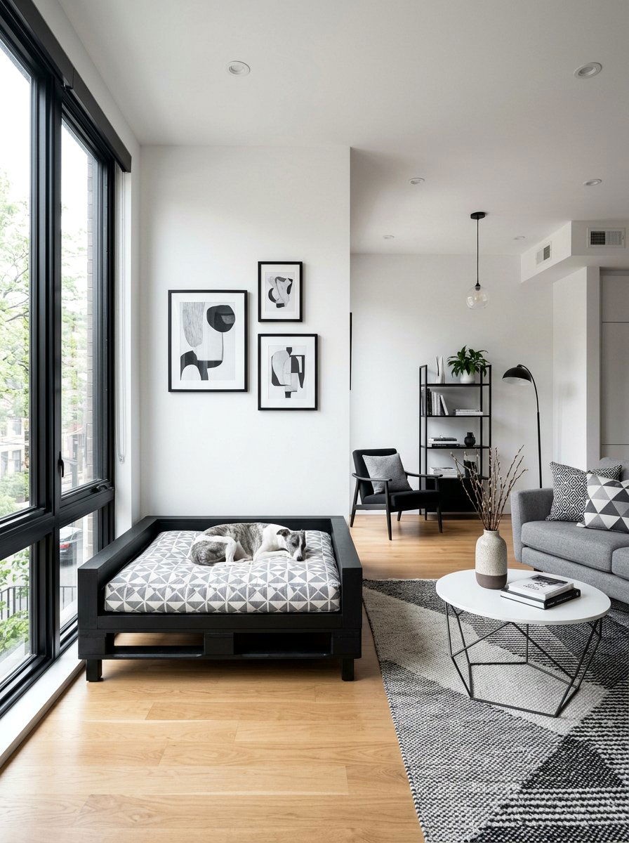 Modern Pallet Dog Bed - 25 pallet dog bed ideas