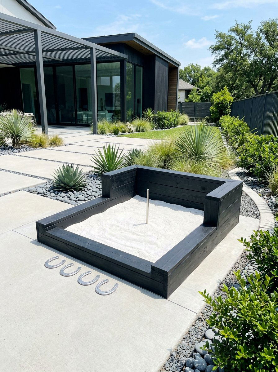 Modern Pallet Horseshoe Pit - 25 Pallet Horseshoe Pit Frame Ideas