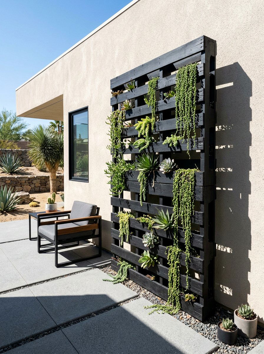 Modern Pallet Trellis - 25 Pallet Trellis for Climbing Plants Ideas