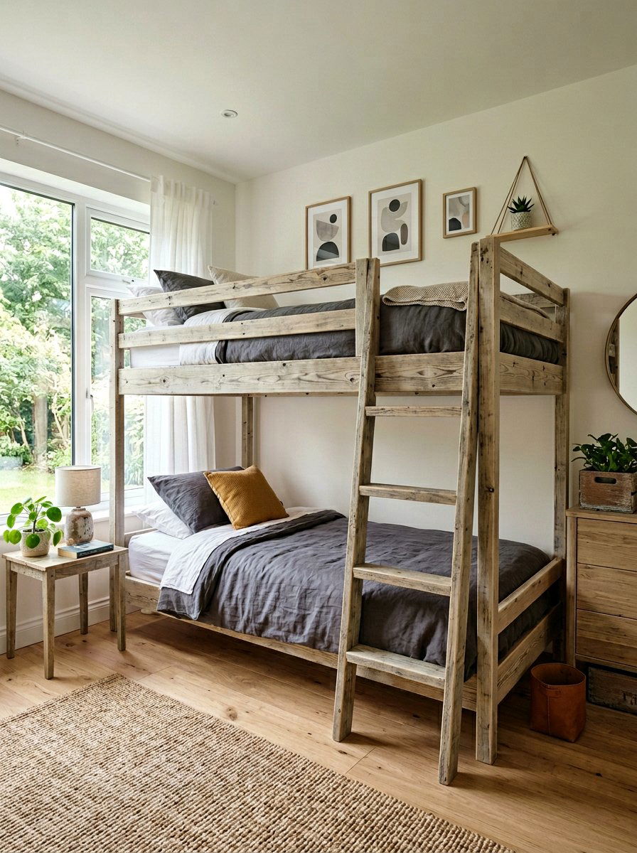 Modern pallet bunk bed - 25 Pallet bunk bed ideas