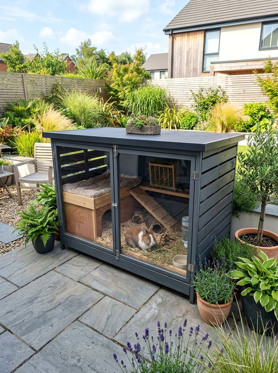 Modern rabbit hutch - 25 Pallet Rabbit Hutch Ideas