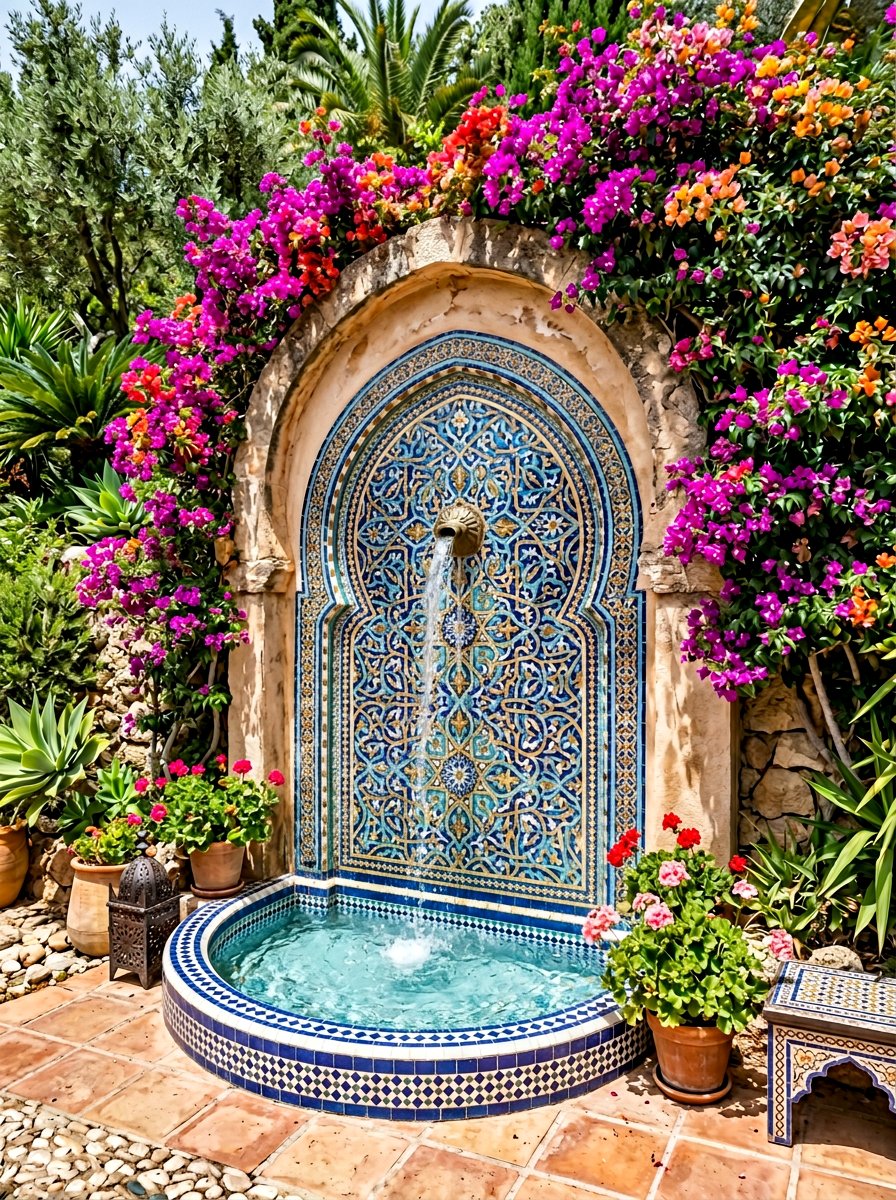 25 Backyard Fountain Ideas to Create a Peaceful Garden Oasis
