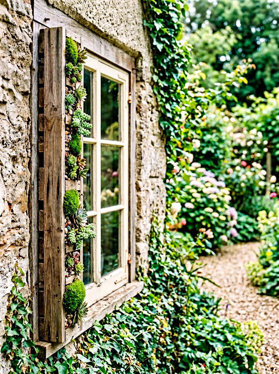 Narrow pallet window planter - 25 Pallet Window Box Planter Ideas