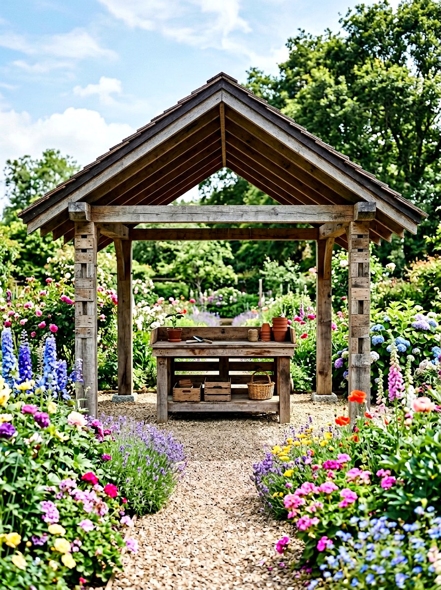 Open Garden Shed - 25 Pallet Garden Shed Ideas