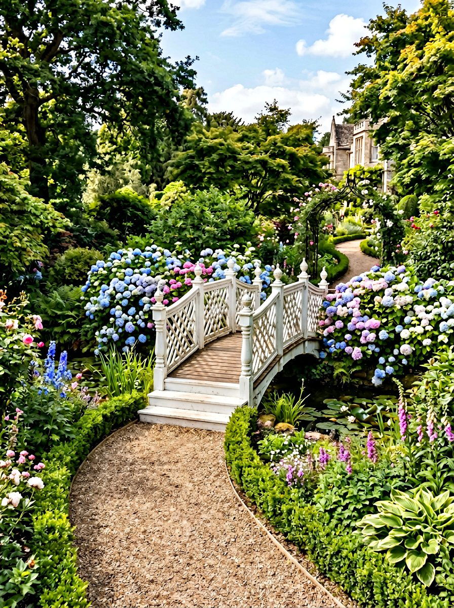 Ornamental Garden Bridge - 25 Pallet Bridge for Garden Ideas