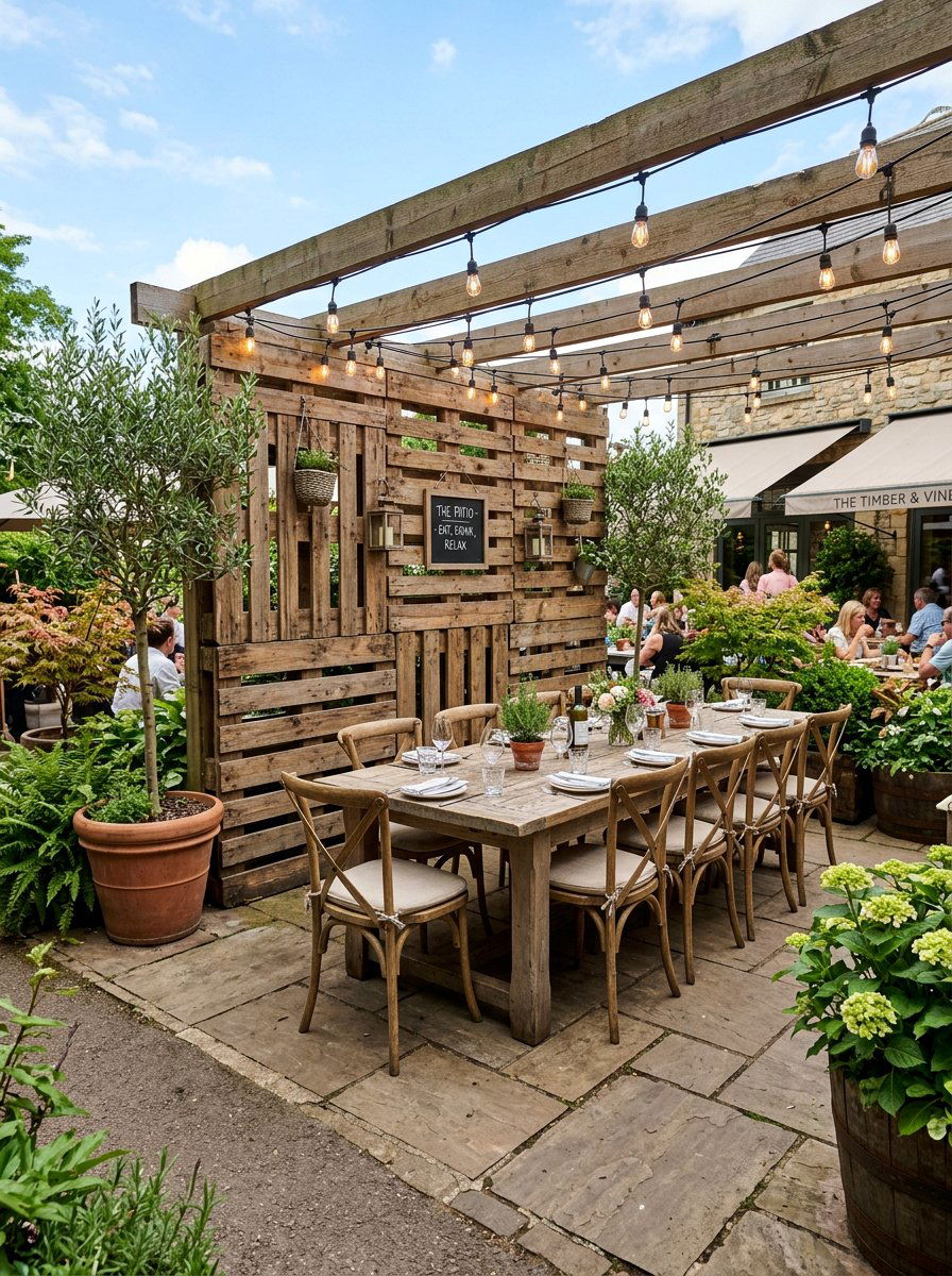 25 Creative Pallet Privacy Screen Ideas for Your Backyard