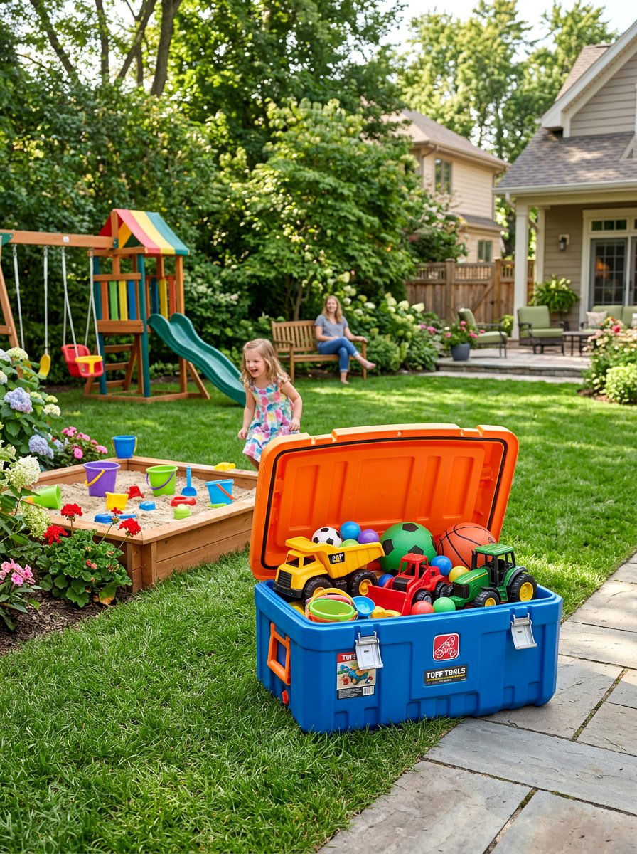 Outdoor Toy Box For Kids - 25 Pallet Outdoor Storage Box Ideas