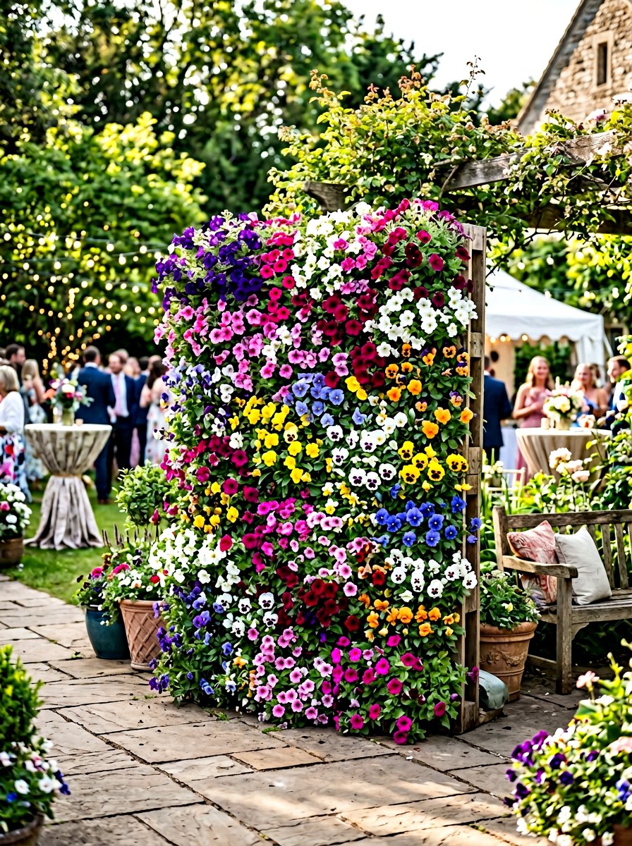 Outdoor flower wall pallet - 25 Pallet Hanging Planter Ideas