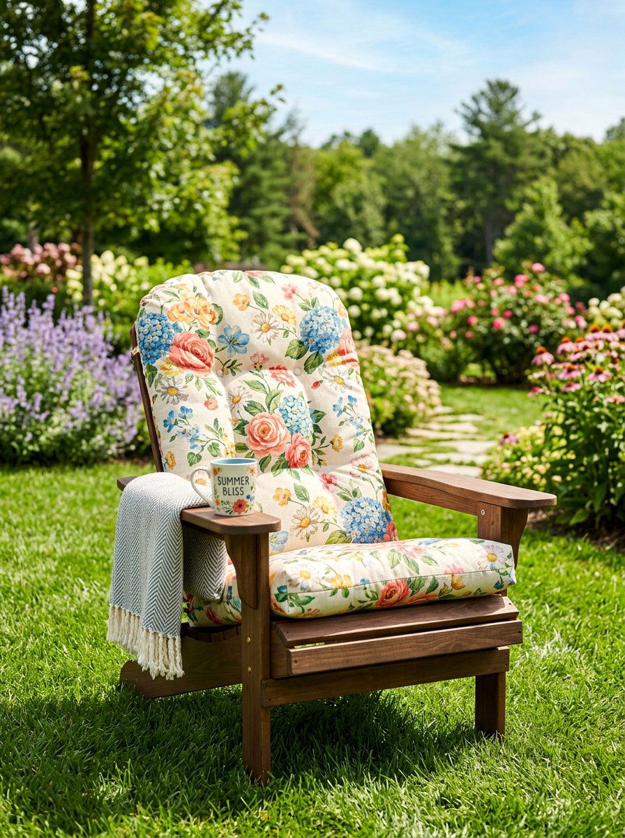 Padded Adirondack Chair - 25 Pallet Adirondack Chair Ideas