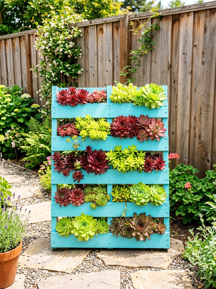 25 Beautiful Pallet Succulent Garden Ideas for Any Space