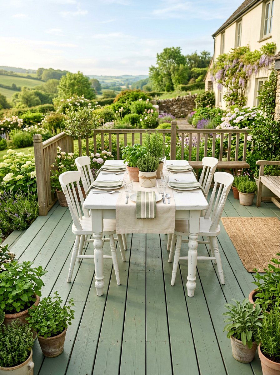 Painted Outdoor Wood Floor - 25 Pallet Patio Flooring Ideas