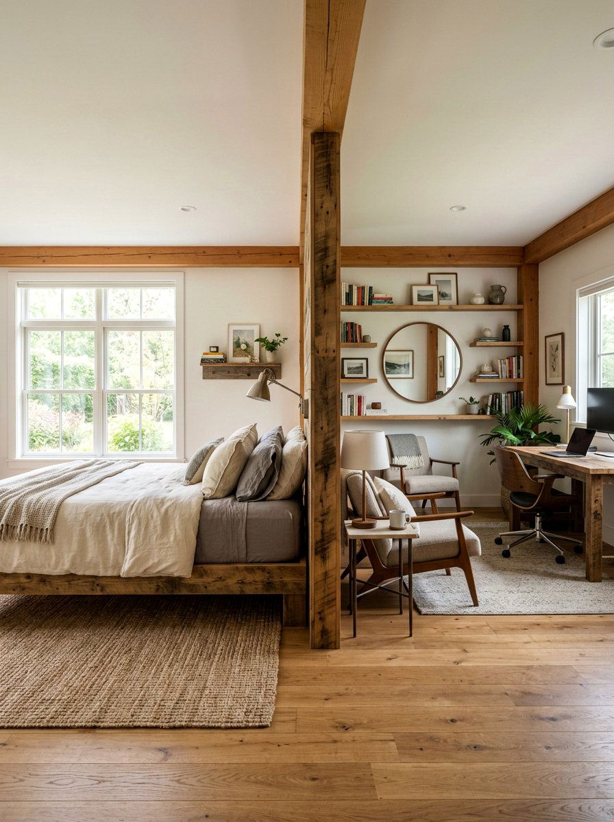 Pallet Bed Divider - 25 California king pallet bed ideas