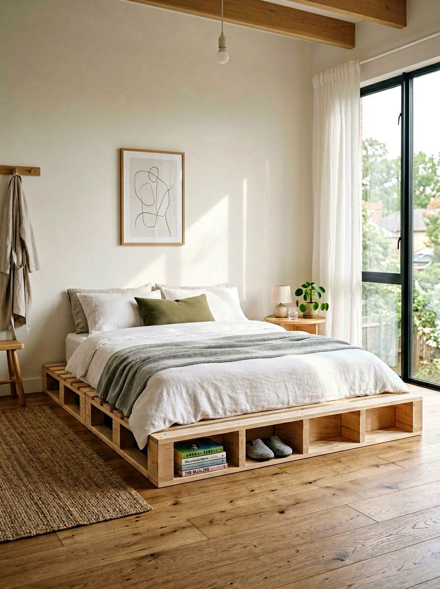 Pallet Bed Low Profile - 25 Pallet bed ideas with storage