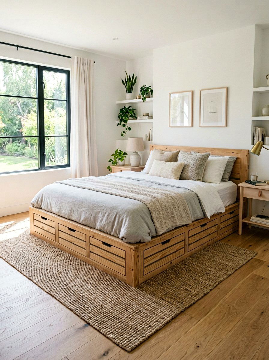 Pallet Bed With Drawers - 25 Pallet bed ideas with hidden storage