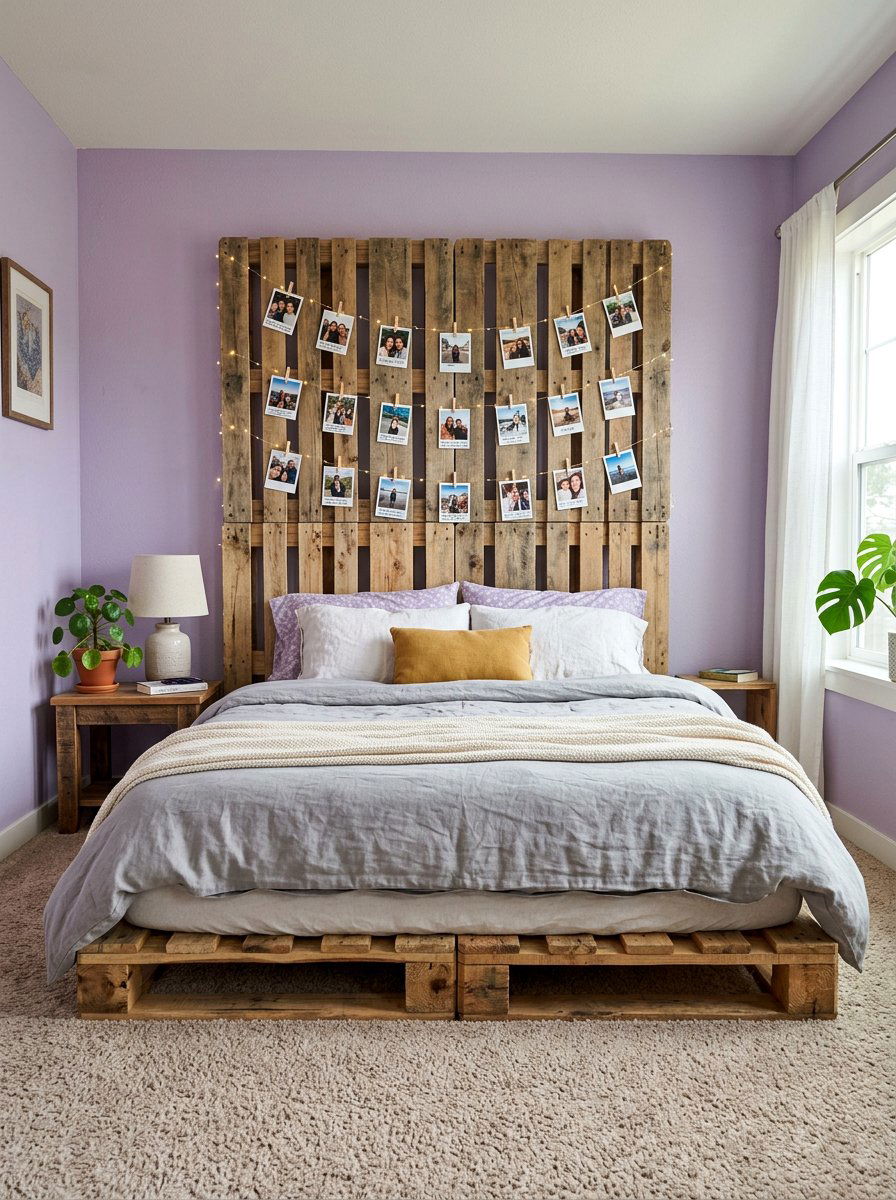 Pallet Bed With Headboard - 25 Pallet toddler bed ideas