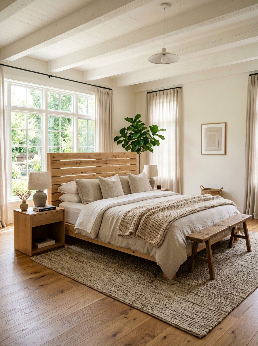 Pallet Bed in Master Bedroom - 25 Minimalist pallet bed ideas