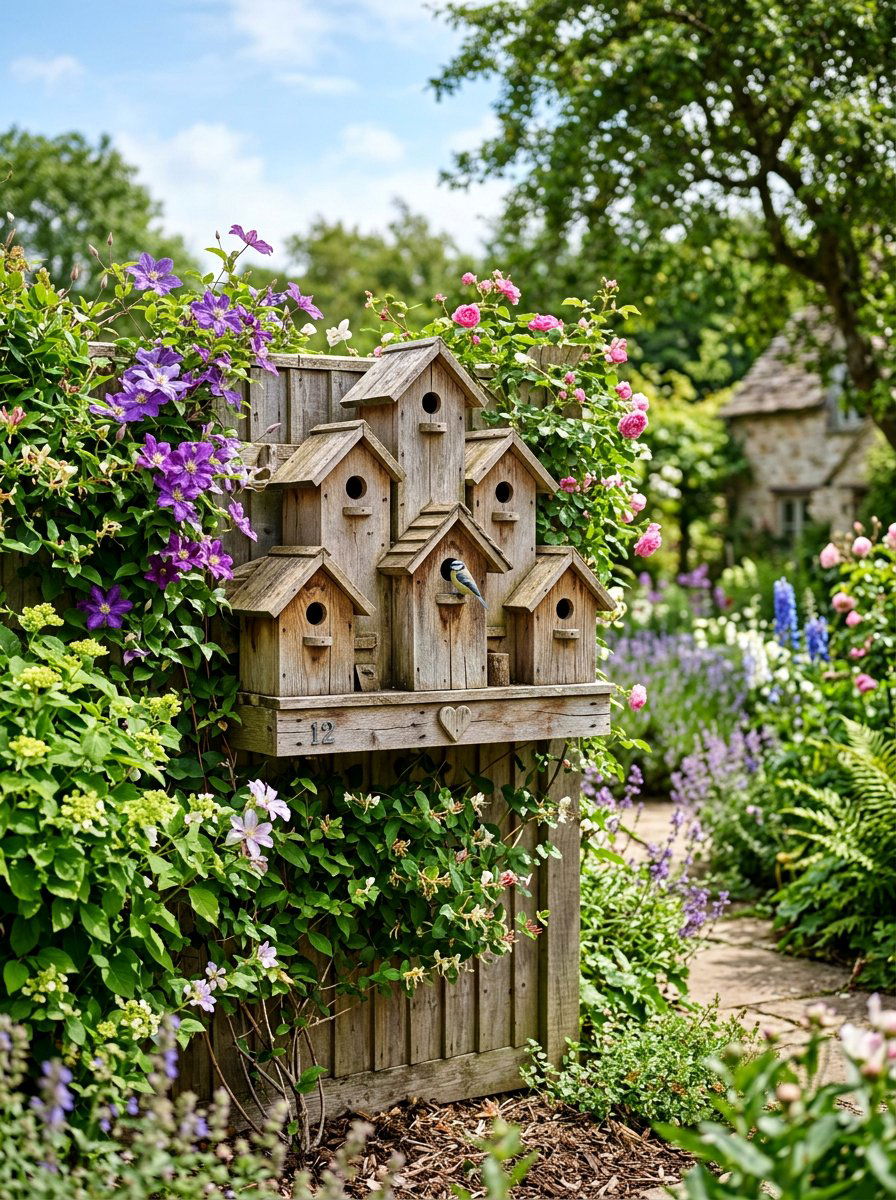 Pallet Bird House - 50 Outdoor Pallet Projects