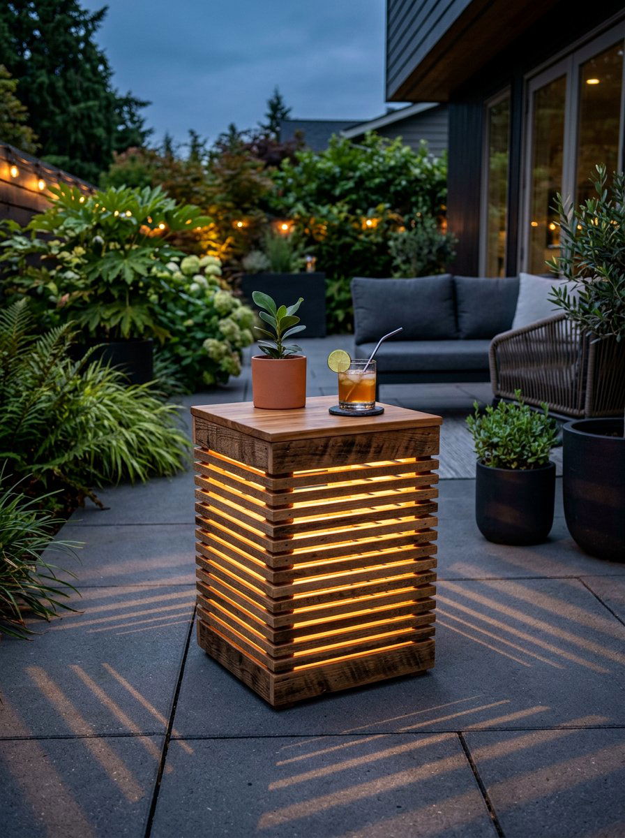 25 Pallet Lantern for Garden Ideas to Light Up Your Path