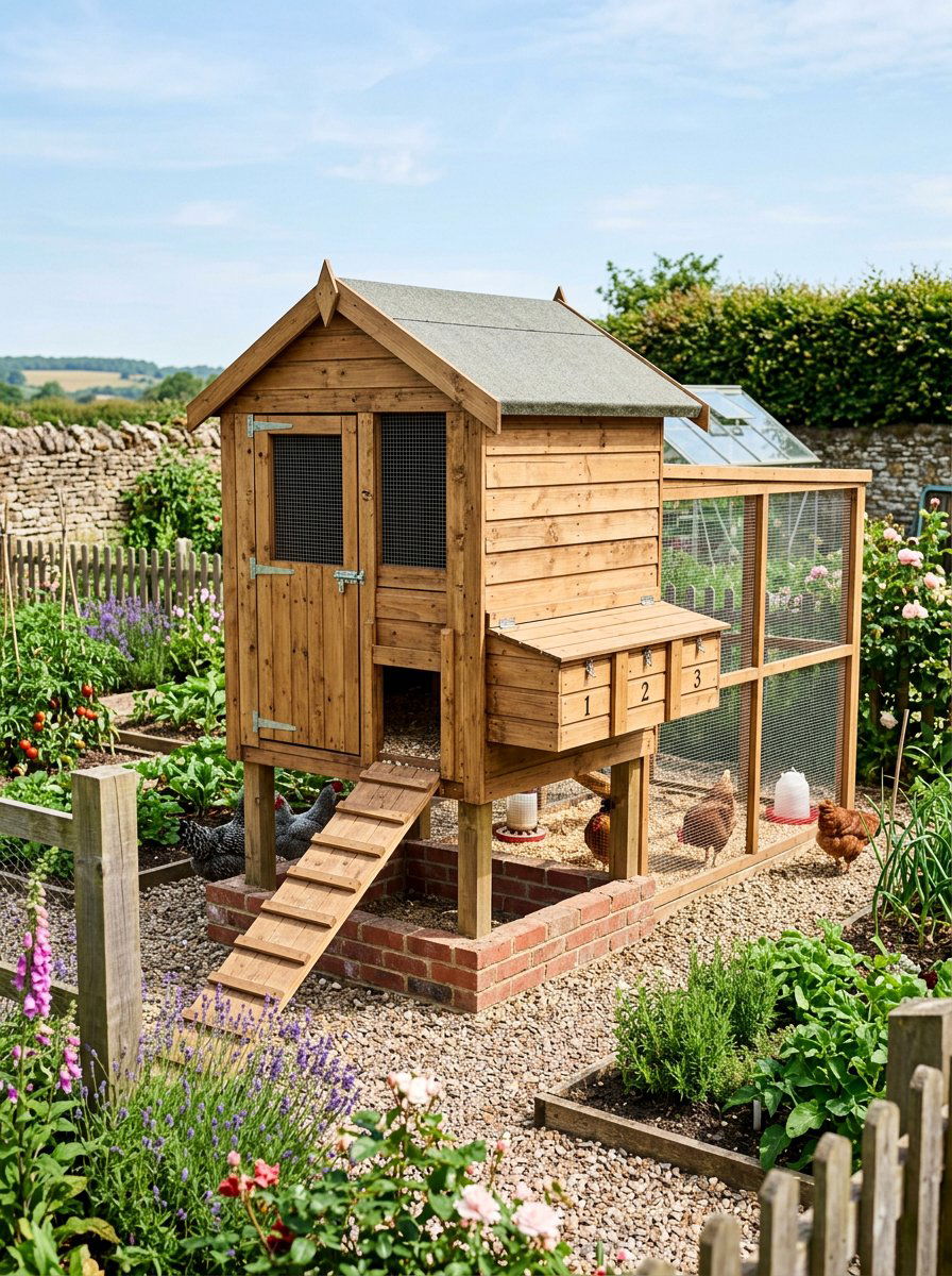 Pallet Chicken Coop For Six Chickens - 25 Pallet Chicken Coop Ideas