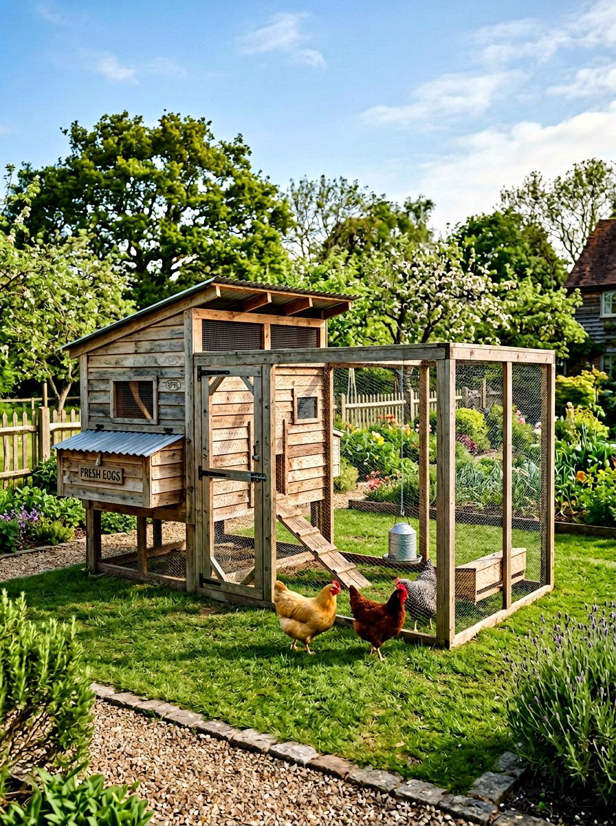 Pallet Chicken Coop - 50 Outdoor Pallet Projects
