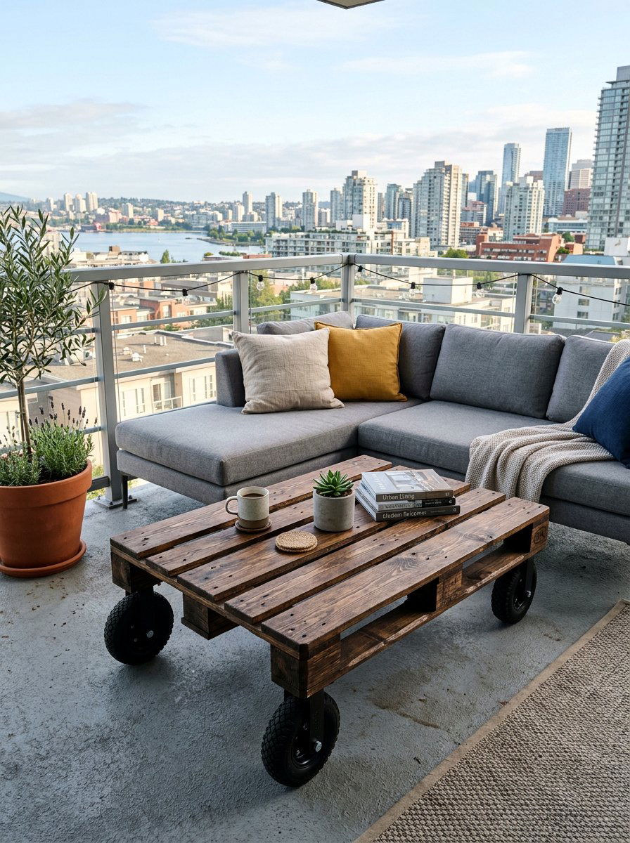 Pallet Coffee Table With Wheels - 25 Pallet Coffee Table for Patio Ideas