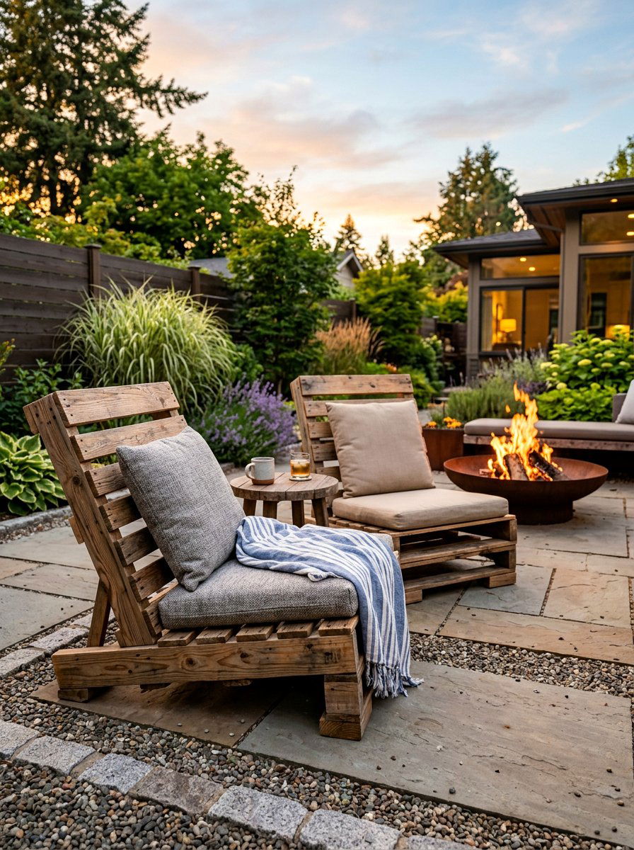 Pallet Deck Chair - 50 Outdoor Pallet Projects