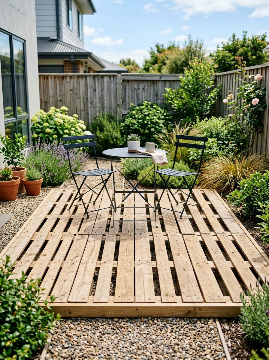 Pallet Deck Flooring - 50 Outdoor Pallet Projects