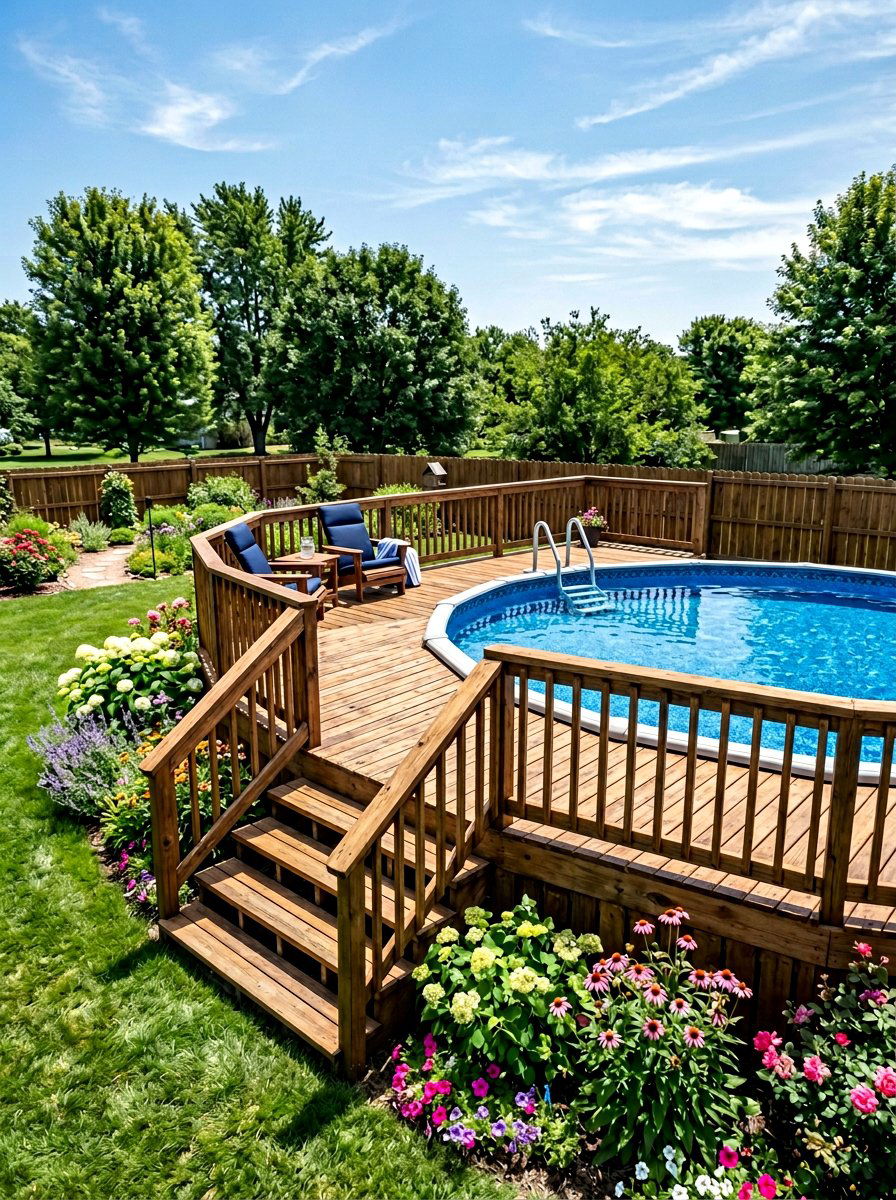 25 Pallet Pool Deck Ideas for Above Ground Swimming Pools