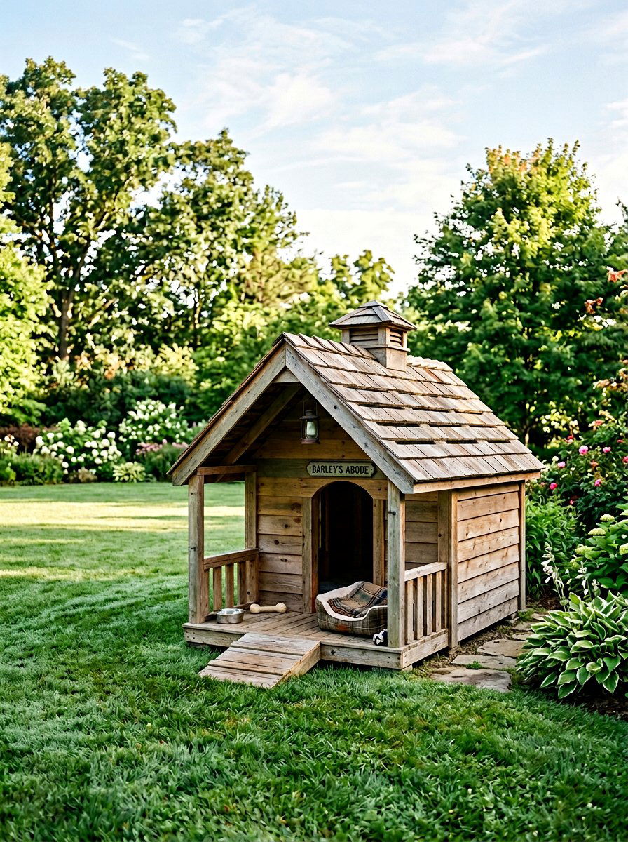 Pallet Dog House - 50 Outdoor Pallet Projects
