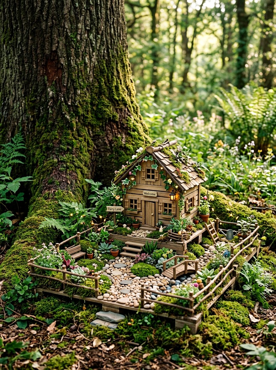 Pallet Fairy Garden - 25 Pallet Garden Art Ideas